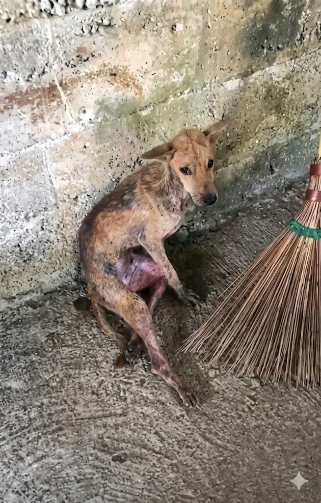A Lonely Dog Found in the Place No One Looked Twice