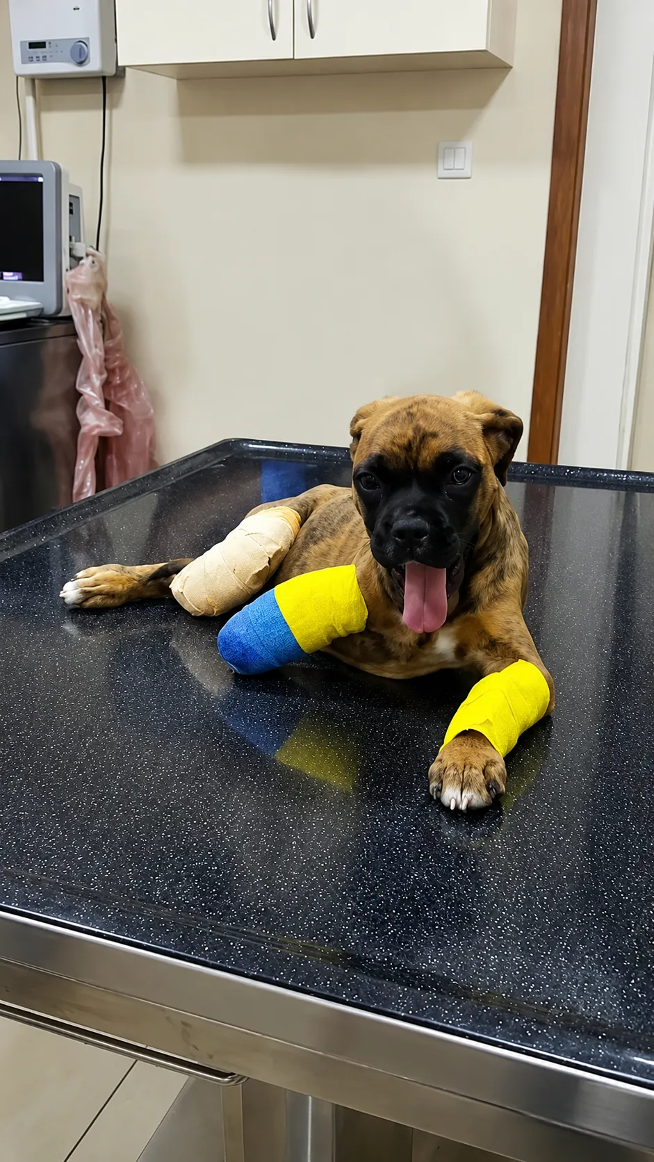 Tiny Injured Puppy Found Alone
